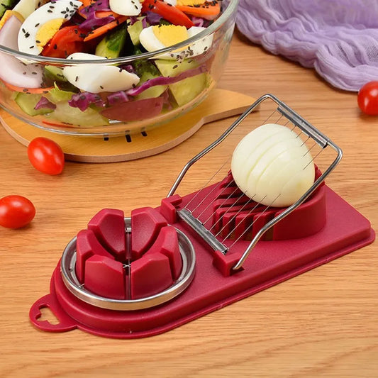 Multifunction Stainless Steel Egg Slicer