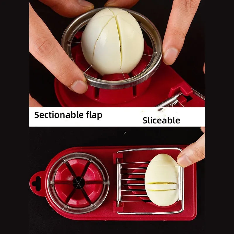 Multifunction Stainless Steel Egg Slicer
