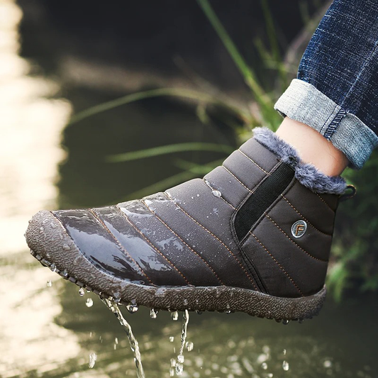 Men's Waterproof Fur Boots